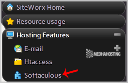 siteworx softaculous icon