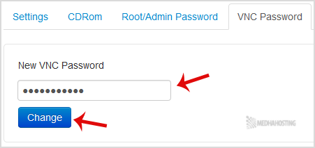 solusvm vnc password change