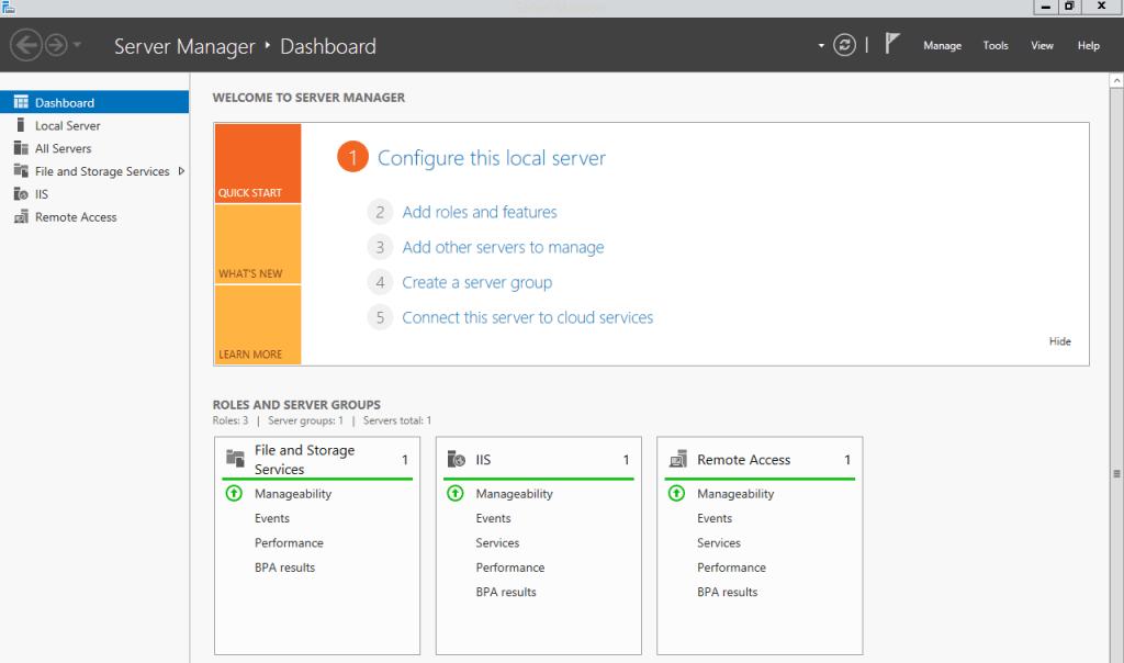 Server Manager