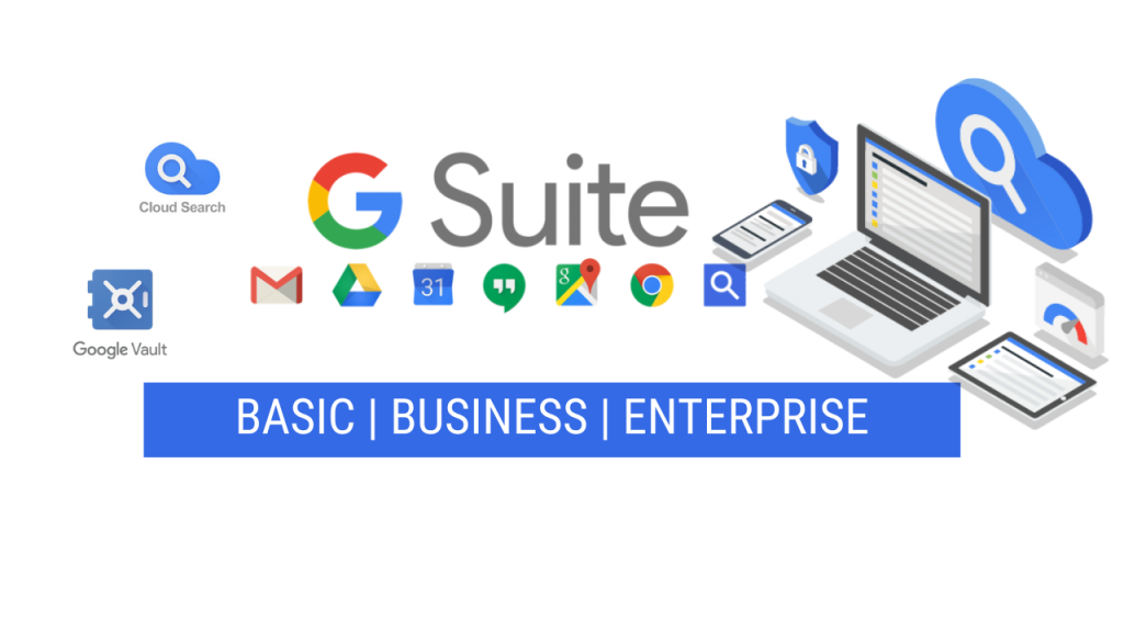 G Suite Basic vs G Suite Business vs G Suite enterprise